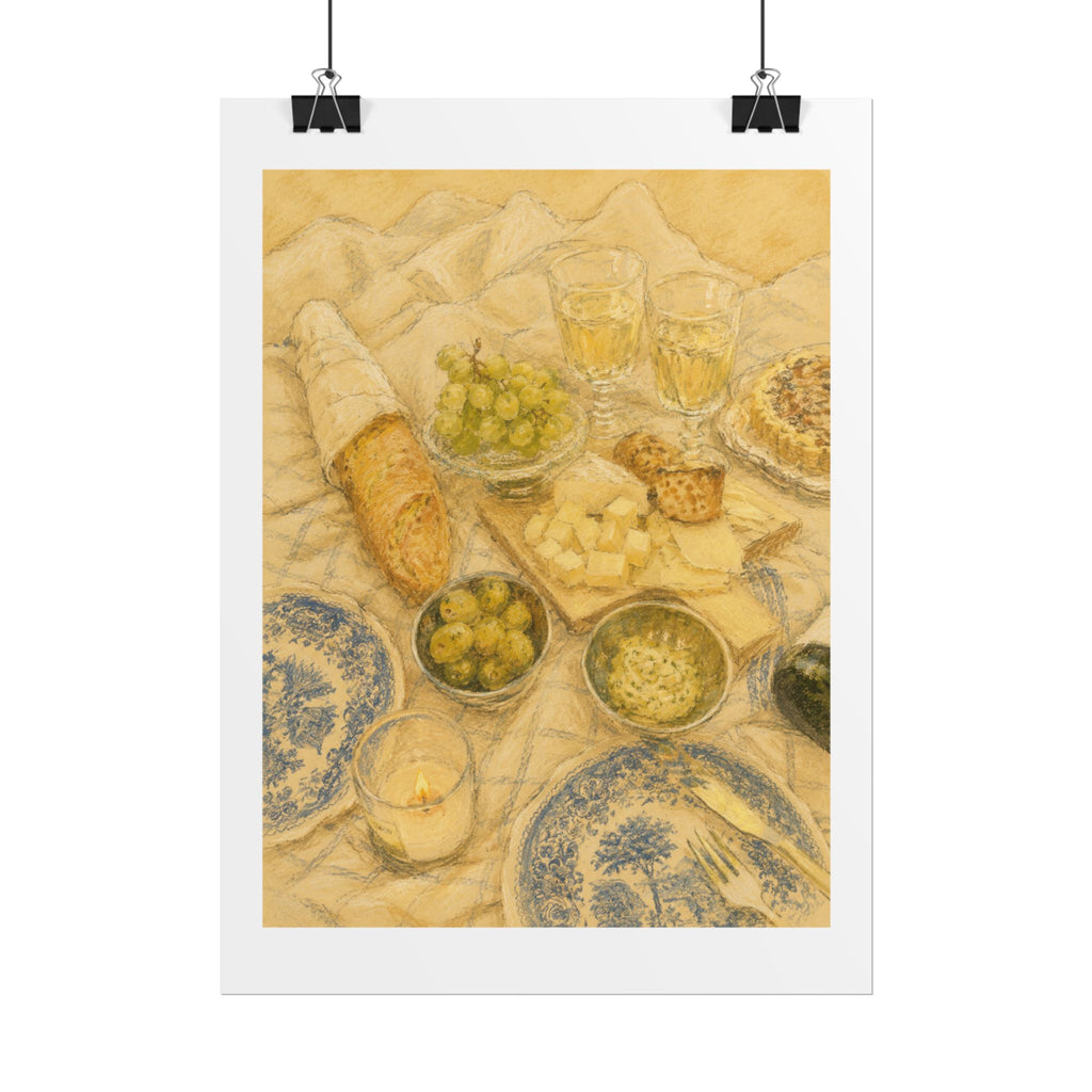 Picnic Table Print