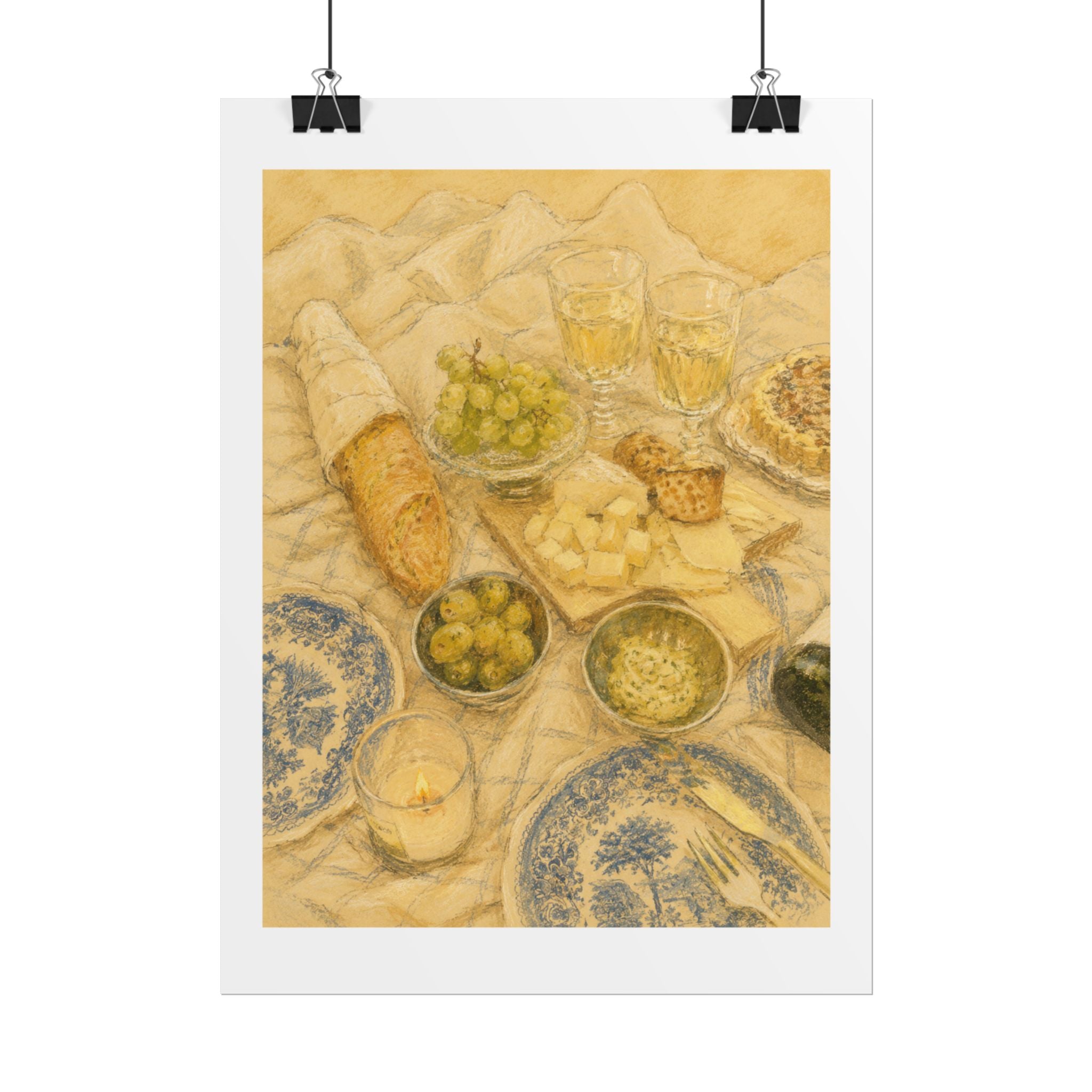 Picnic Table Print