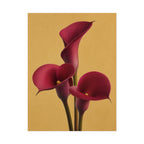 Burgundy Calla Lily Print