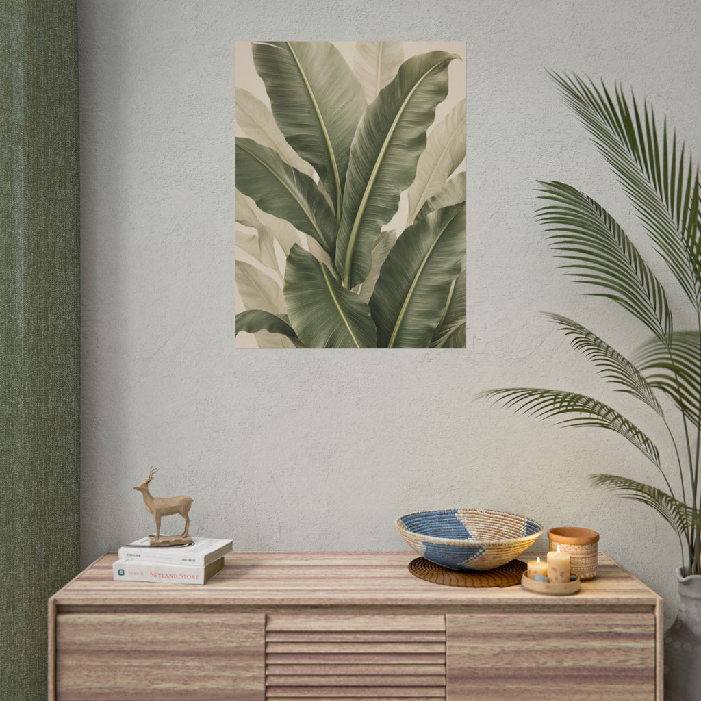 Banana Leaves Print