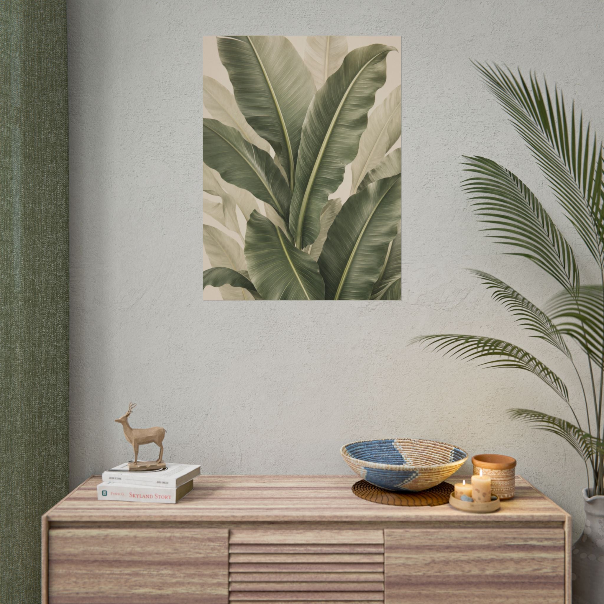 Banana Leaves Print