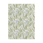 Green Floral Pattern Print