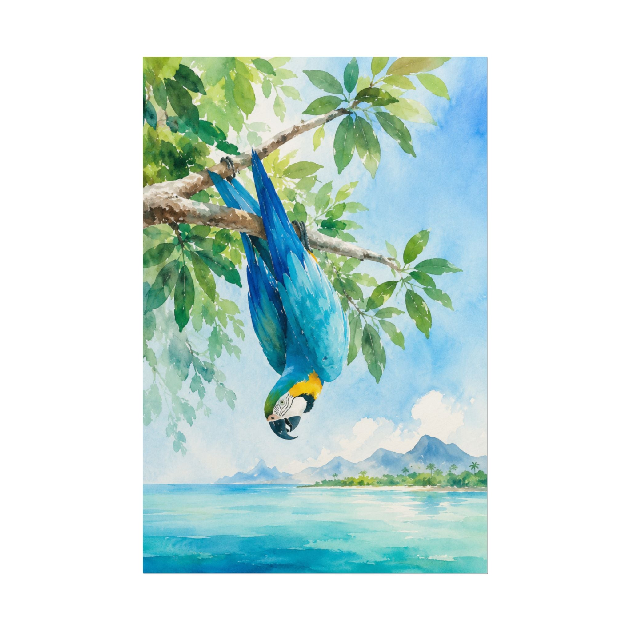 Tropical Parrot Print