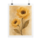 Yellow Flower Watercolor Print