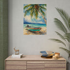 Caribbean Boat Print