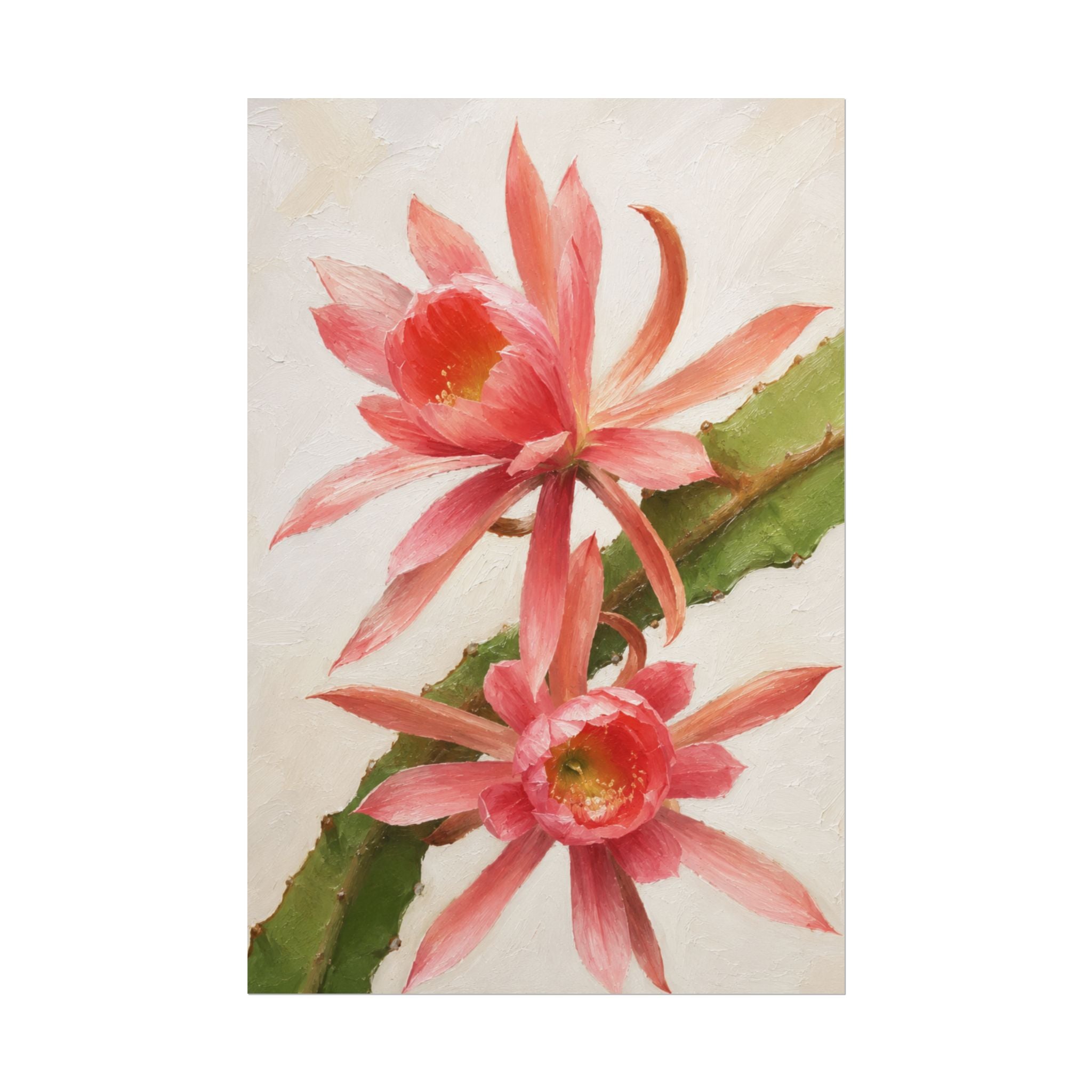 Pink Cactus Flower Print
