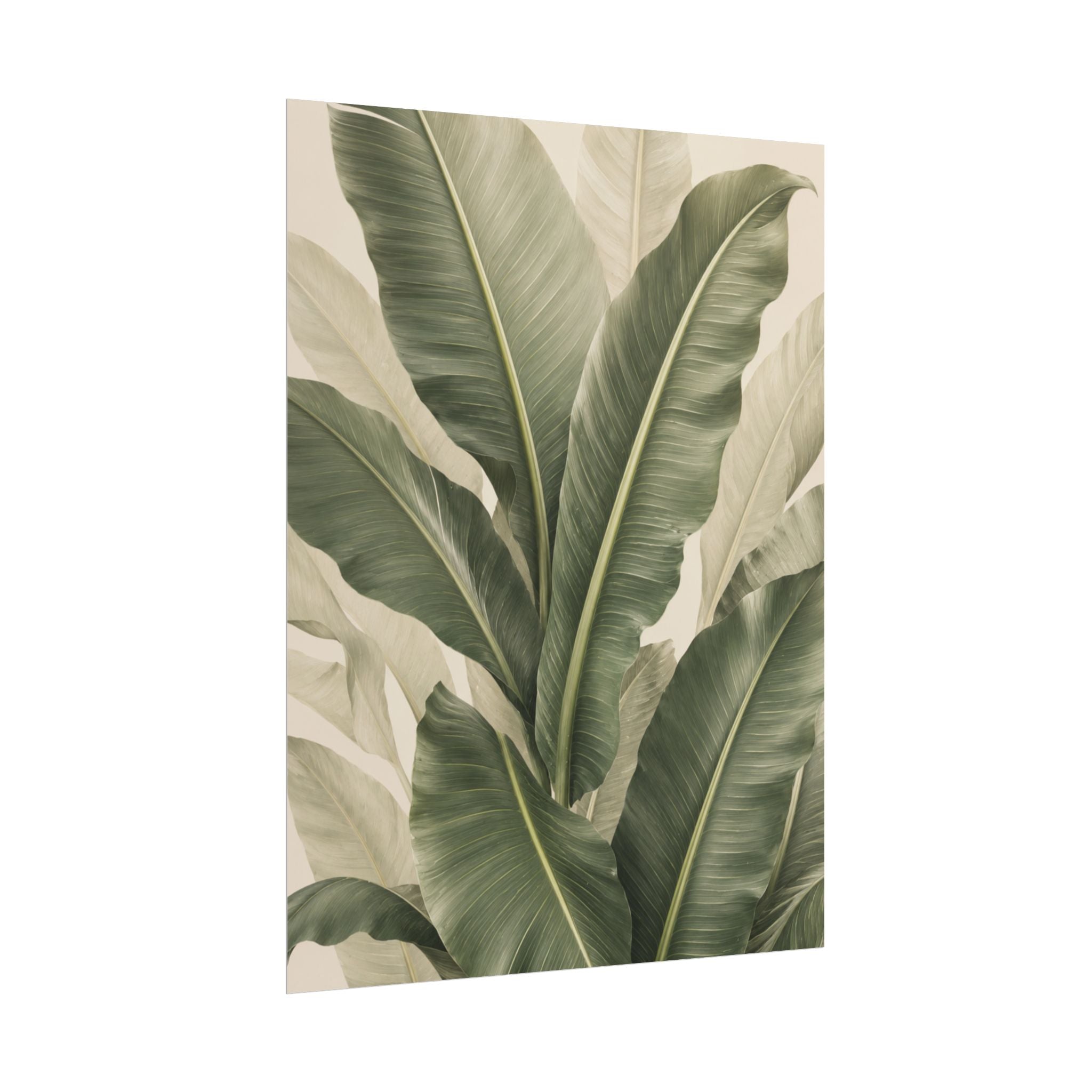 Banana Leaves Print