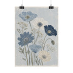 Blue Poppy Meadow Print