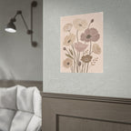 Neutral Poppy Meadow Print