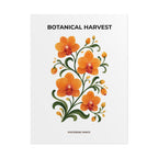 Orange Orchid Botanical Print