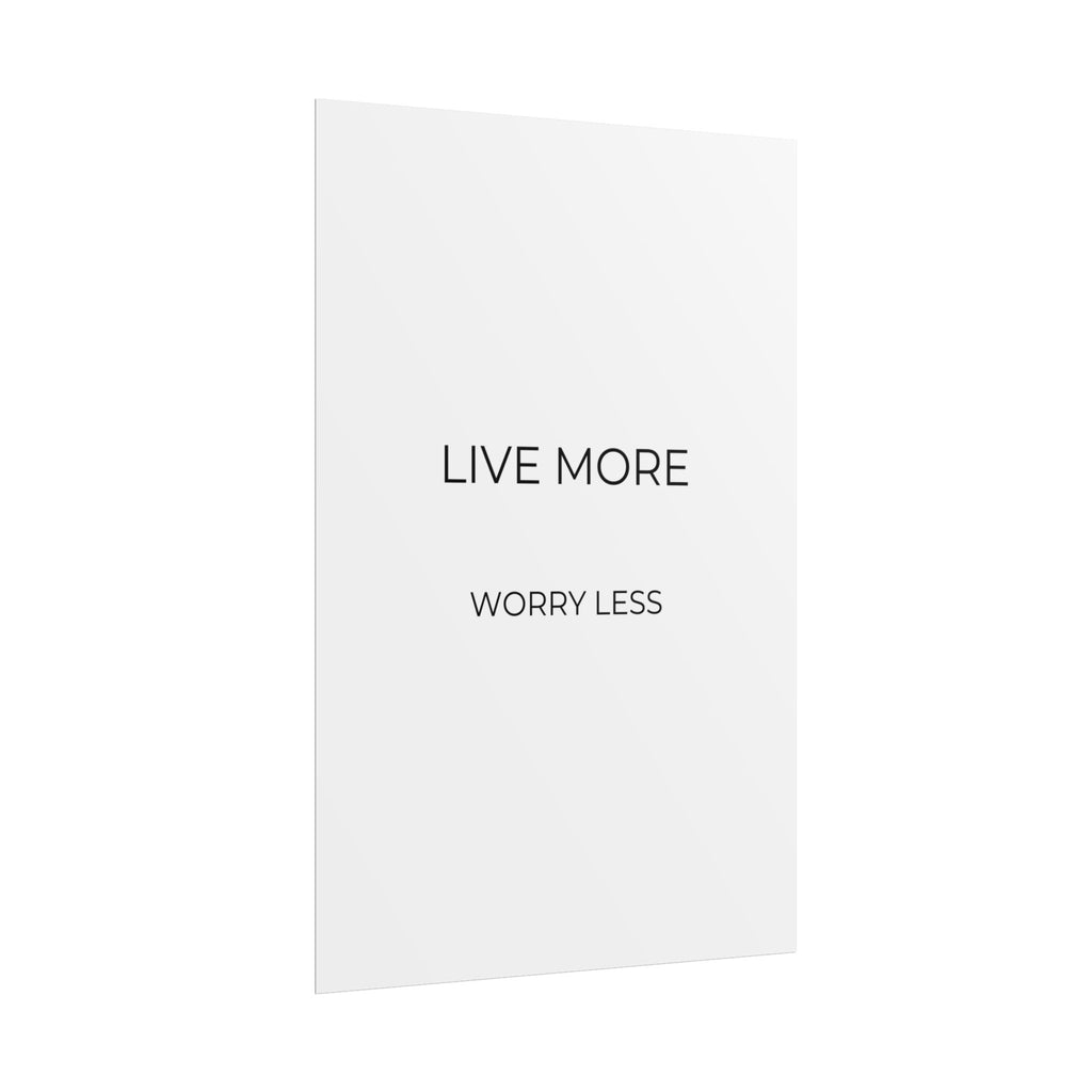 Live More Print