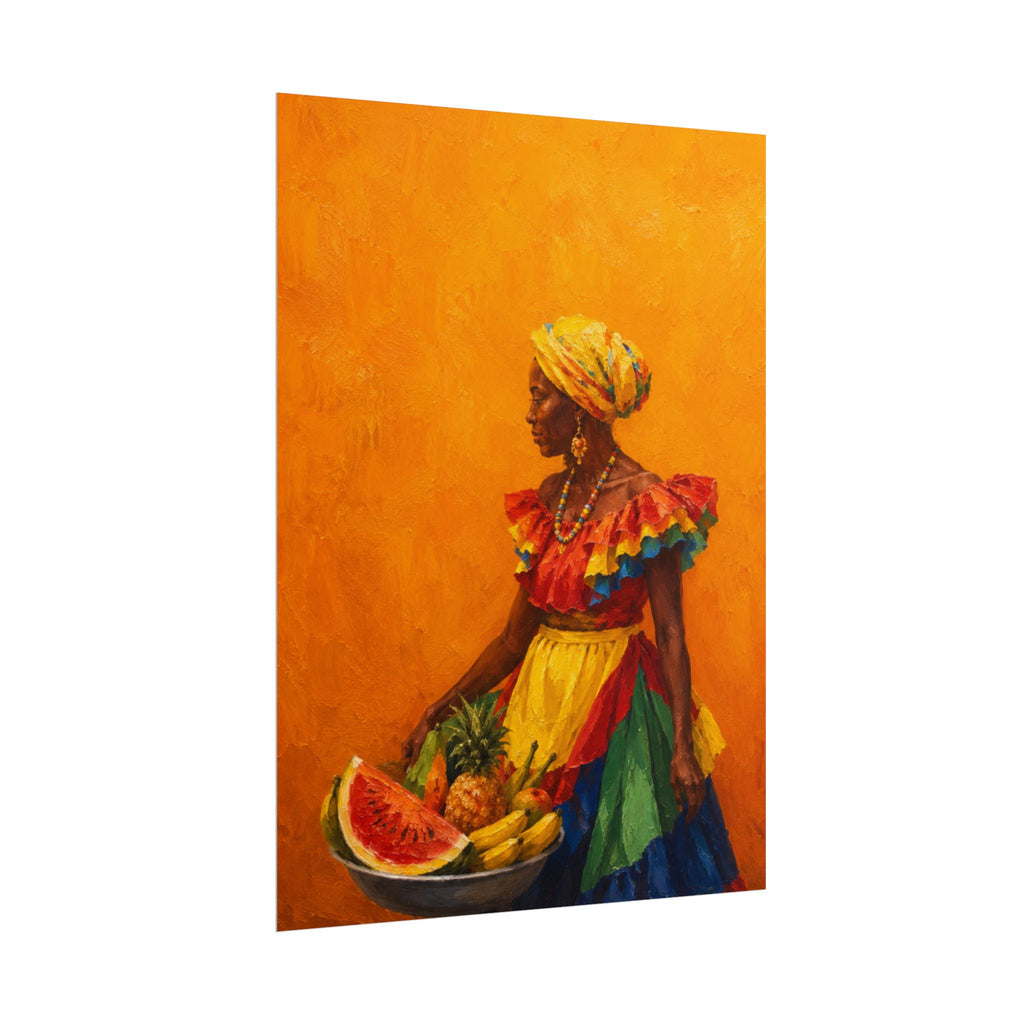 Island Fruit Market Print