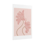 Blush Peony Line Print