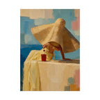 Beach Hat Print