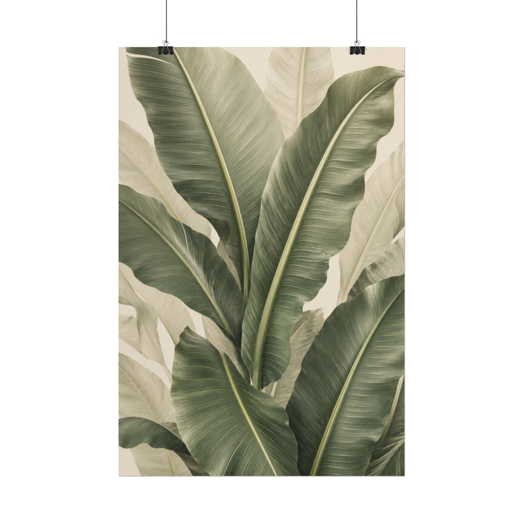 Banana Leaves Print