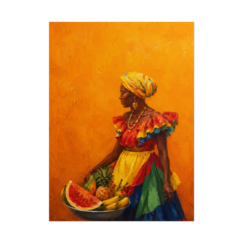 Island Fruit Market Print
