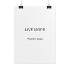Live More Print