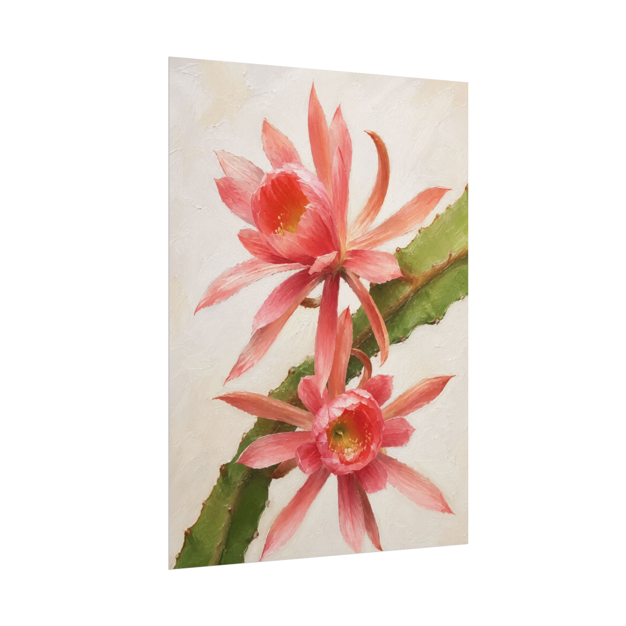Pink Cactus Flower Print