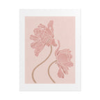 Blush Peony Line Print