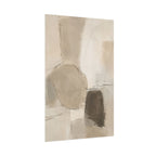 Layered Neutral Abstract Print