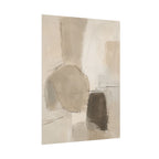 Layered Neutral Abstract Print