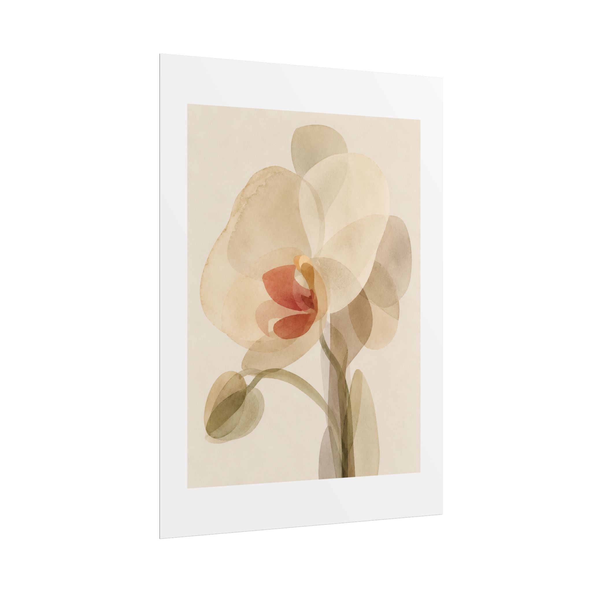 Soft Abstract Flower Print