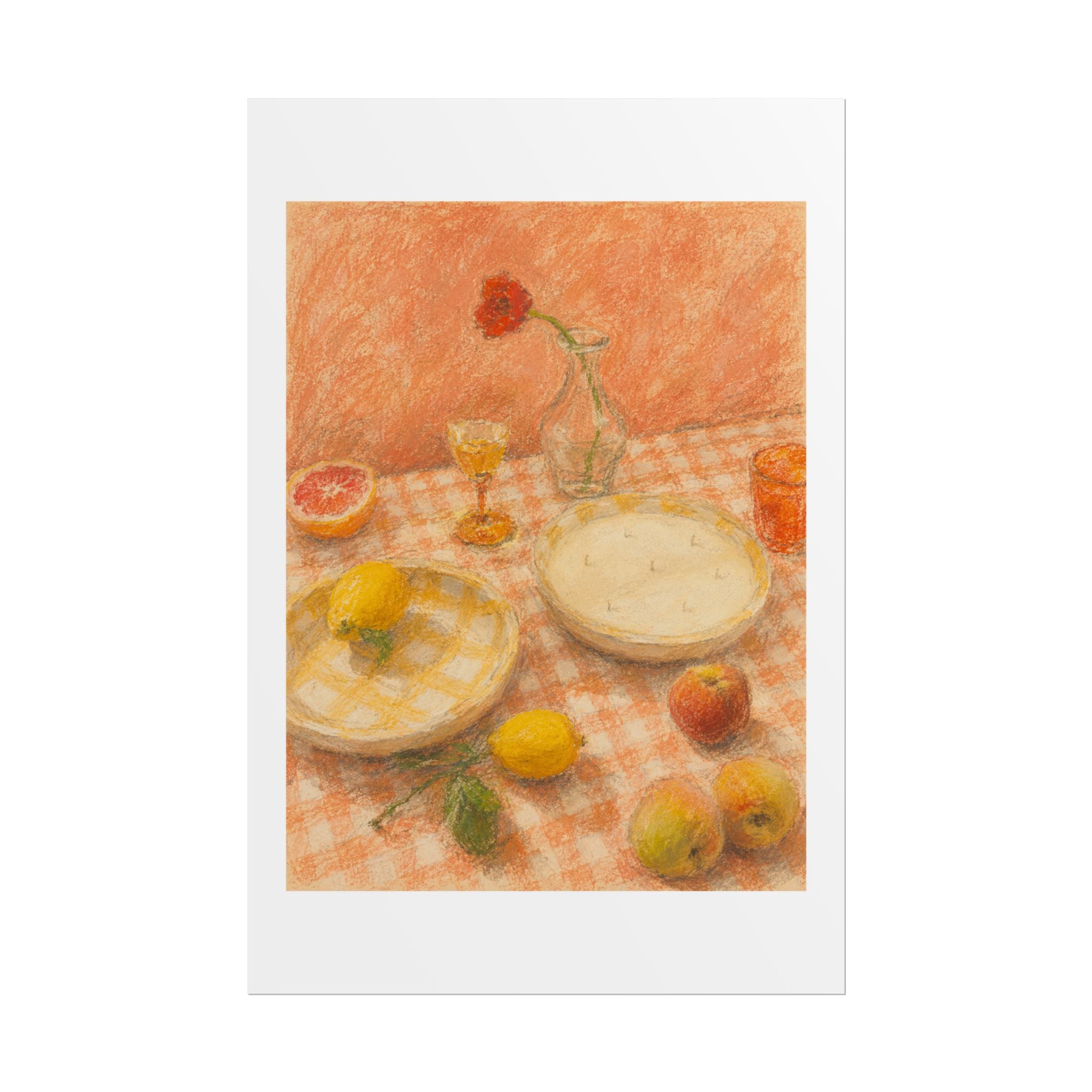 Citrus Table Print