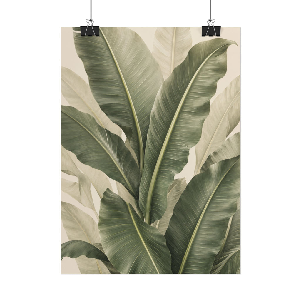Banana Leaves Print