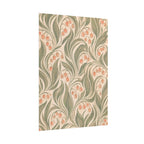 Peach Floral Pattern Print