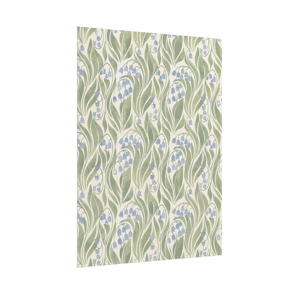 Green Floral Pattern Print