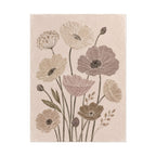 Neutral Poppy Meadow Print