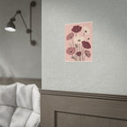 Burgundy Poppy Garden Print