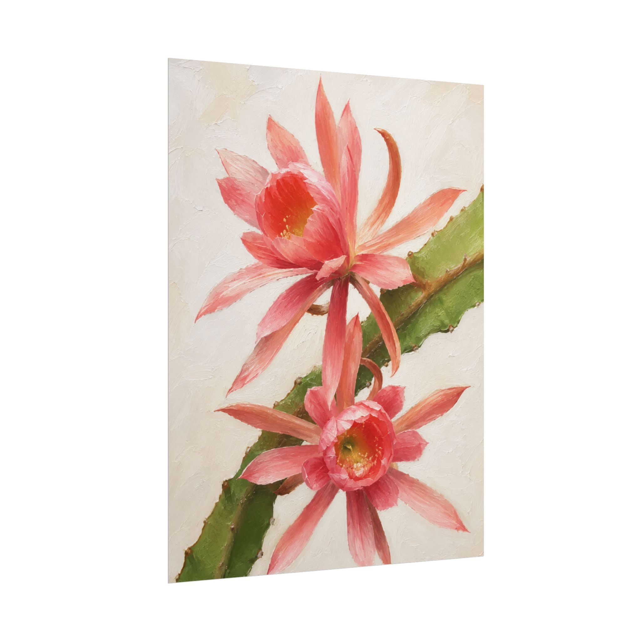 Pink Cactus Flower Print