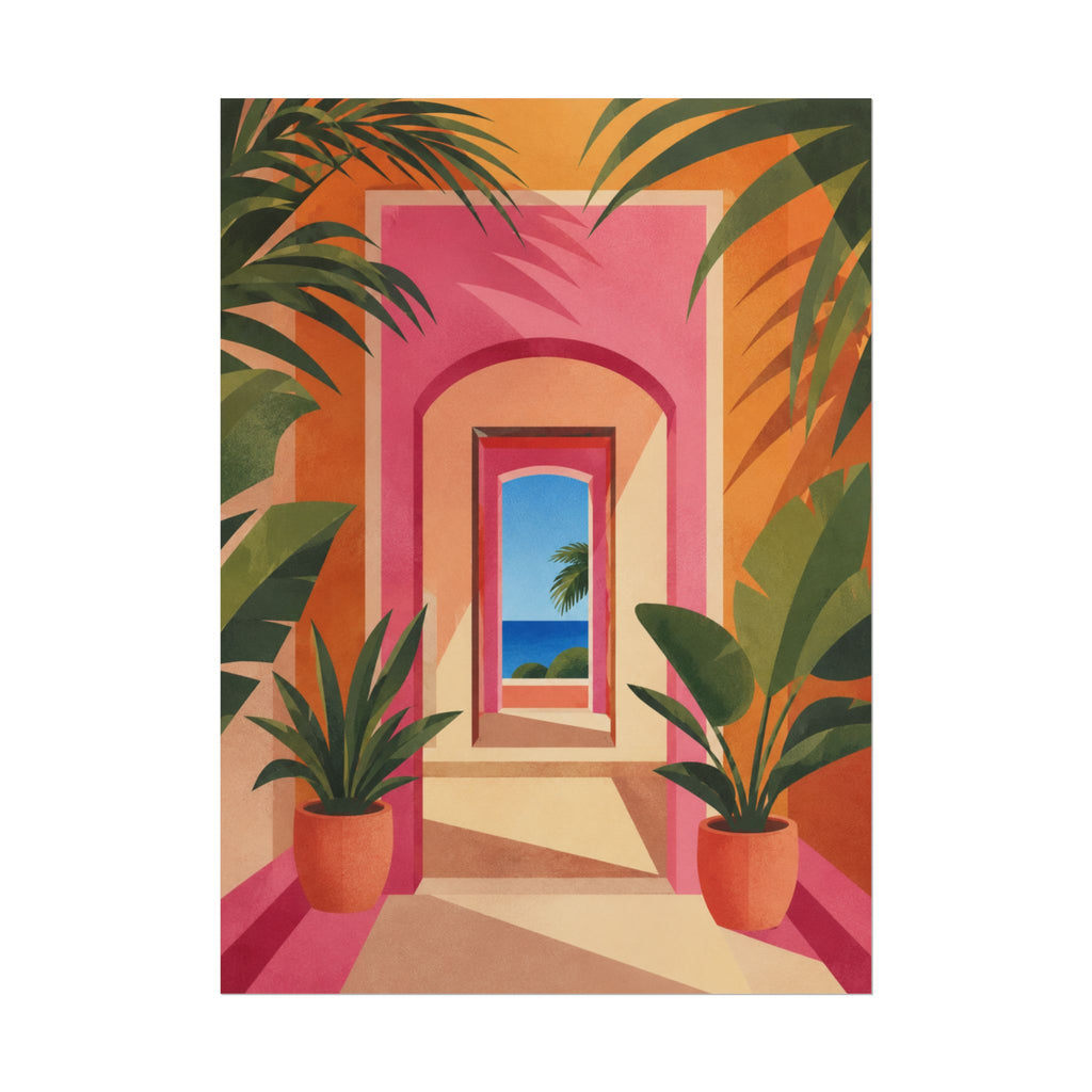 Tropical Archway Print