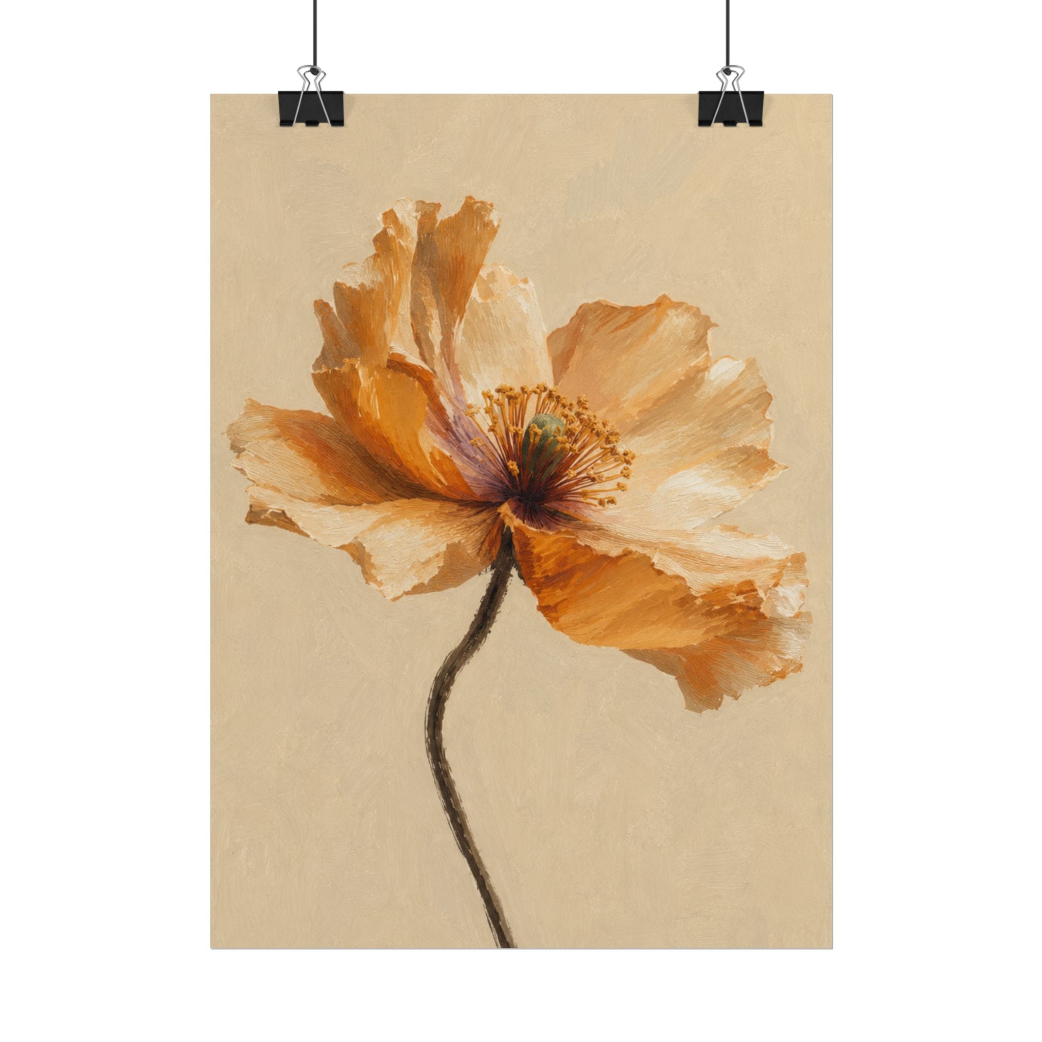 Golden Poppy Print