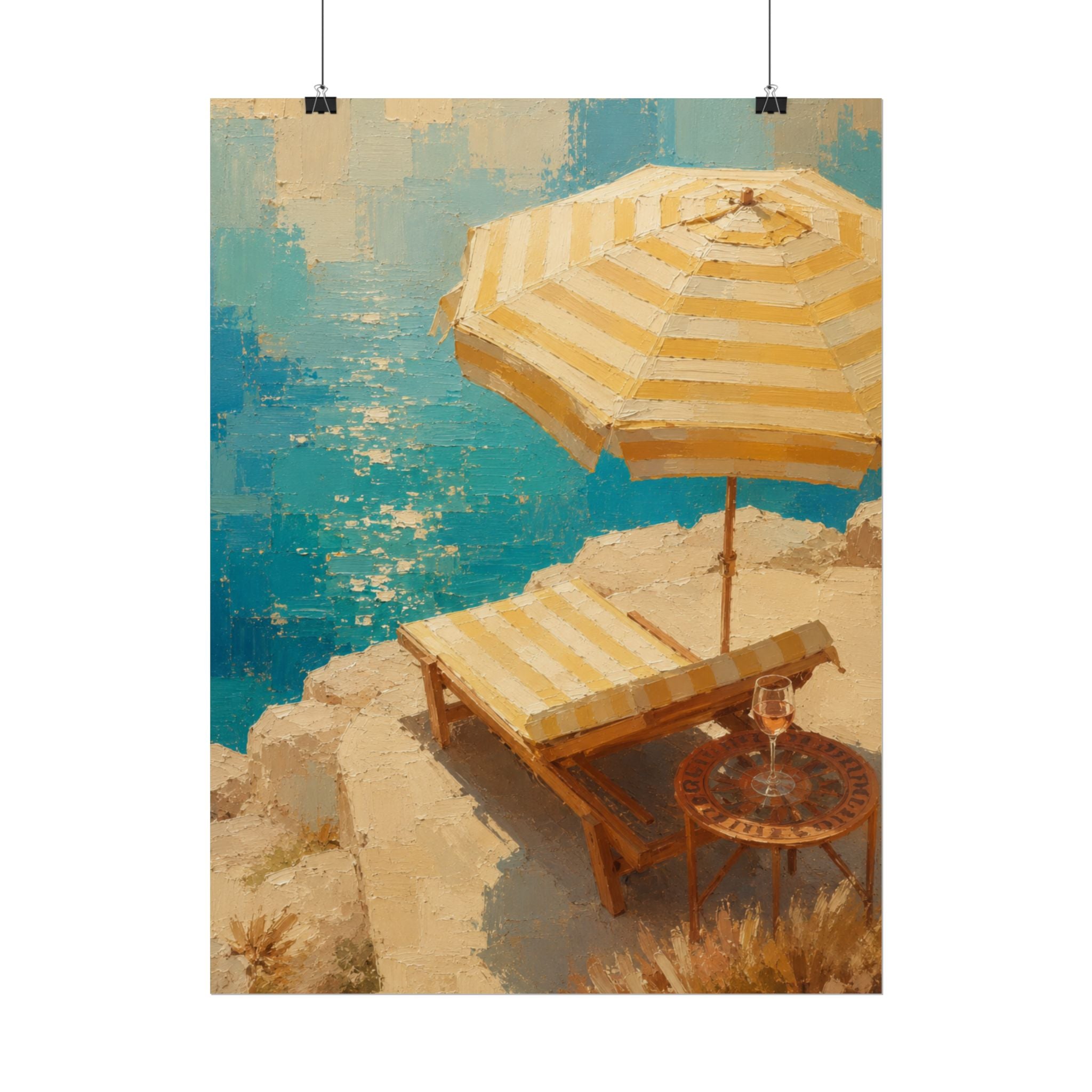 Yellow Parasol Print