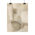 Soft Neutral Abstract Print
