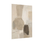 Layered Neutral Abstract Print