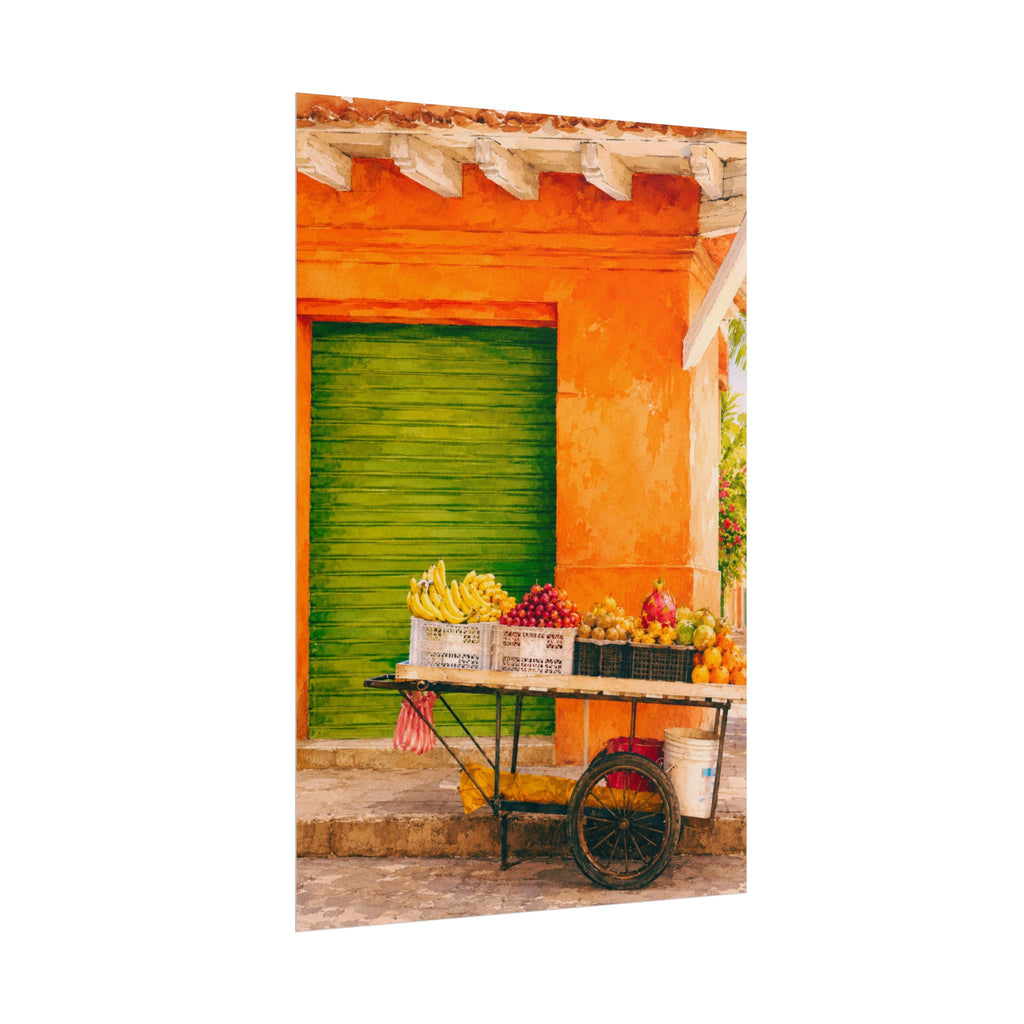 Island Fruit Market Print