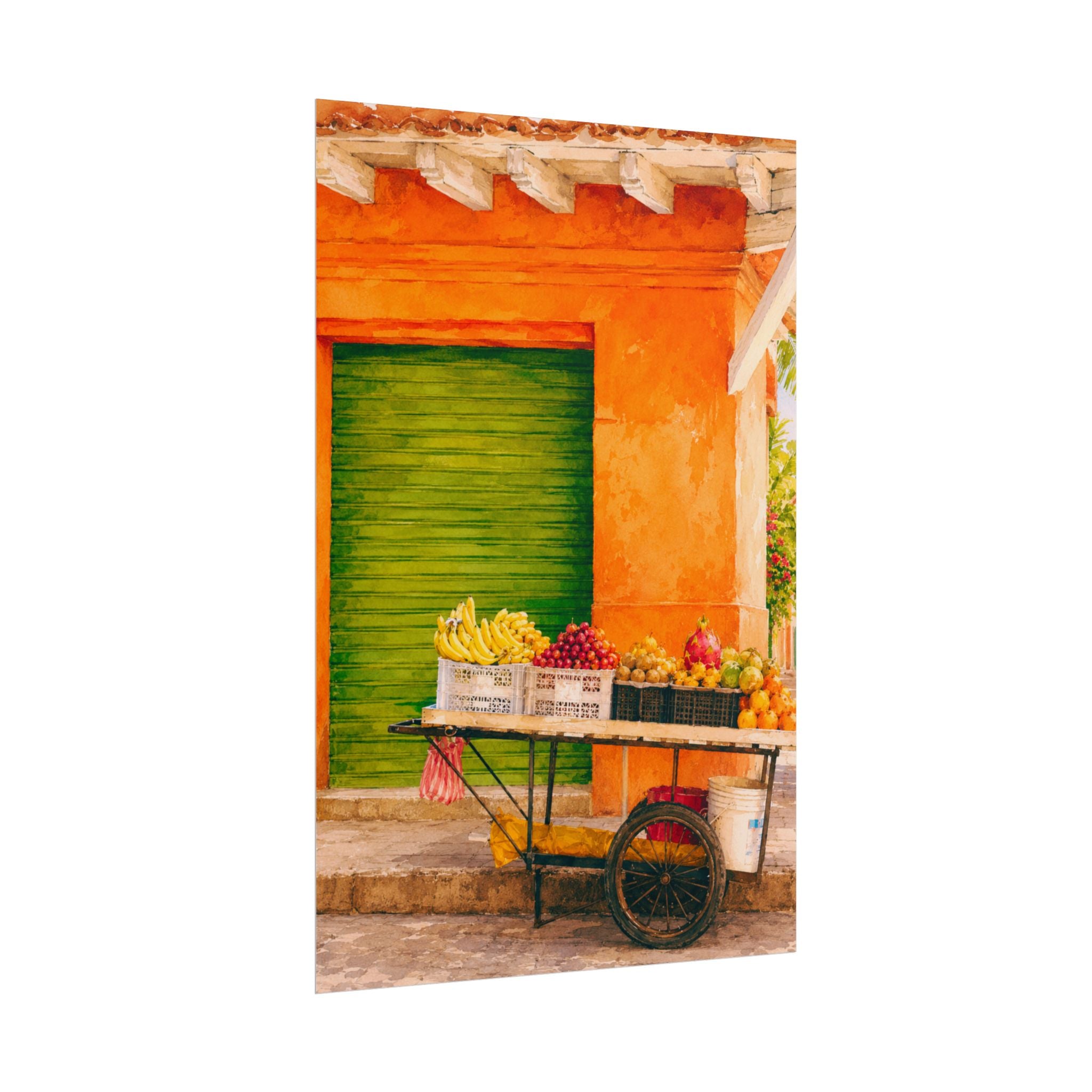 Island Fruit Market Print
