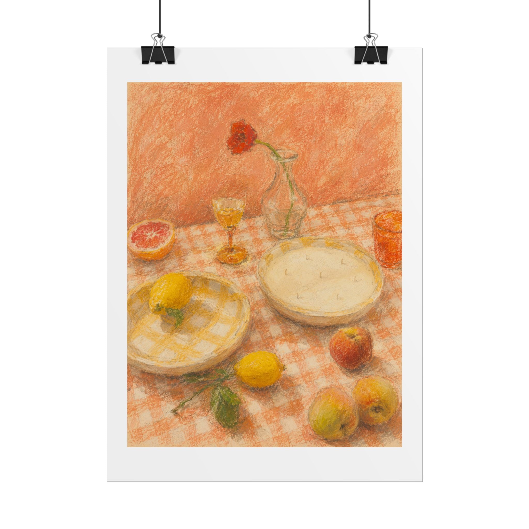 Citrus Table Print