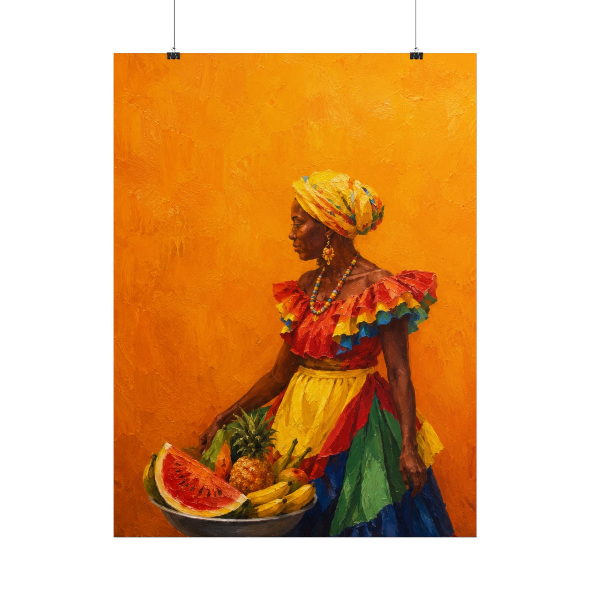 Island Fruit Market Print