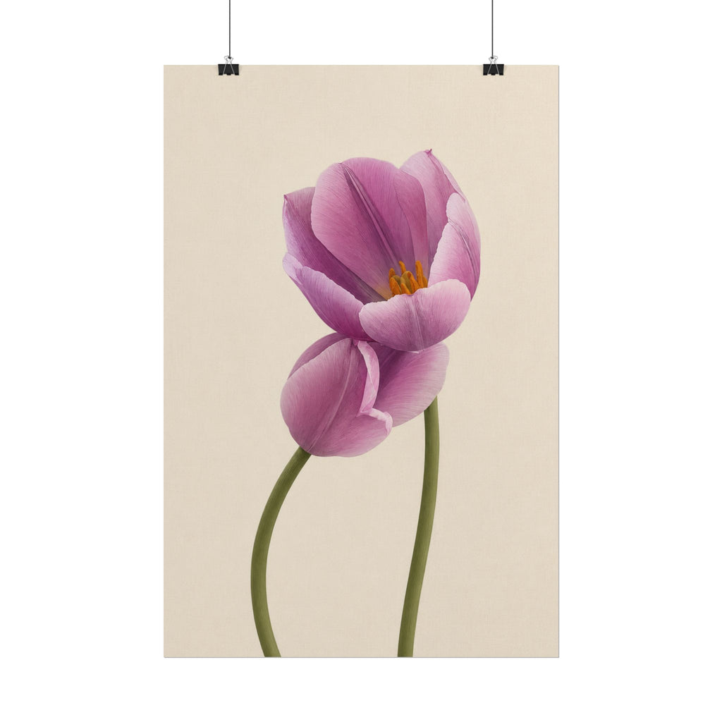 Purple Tulip Print