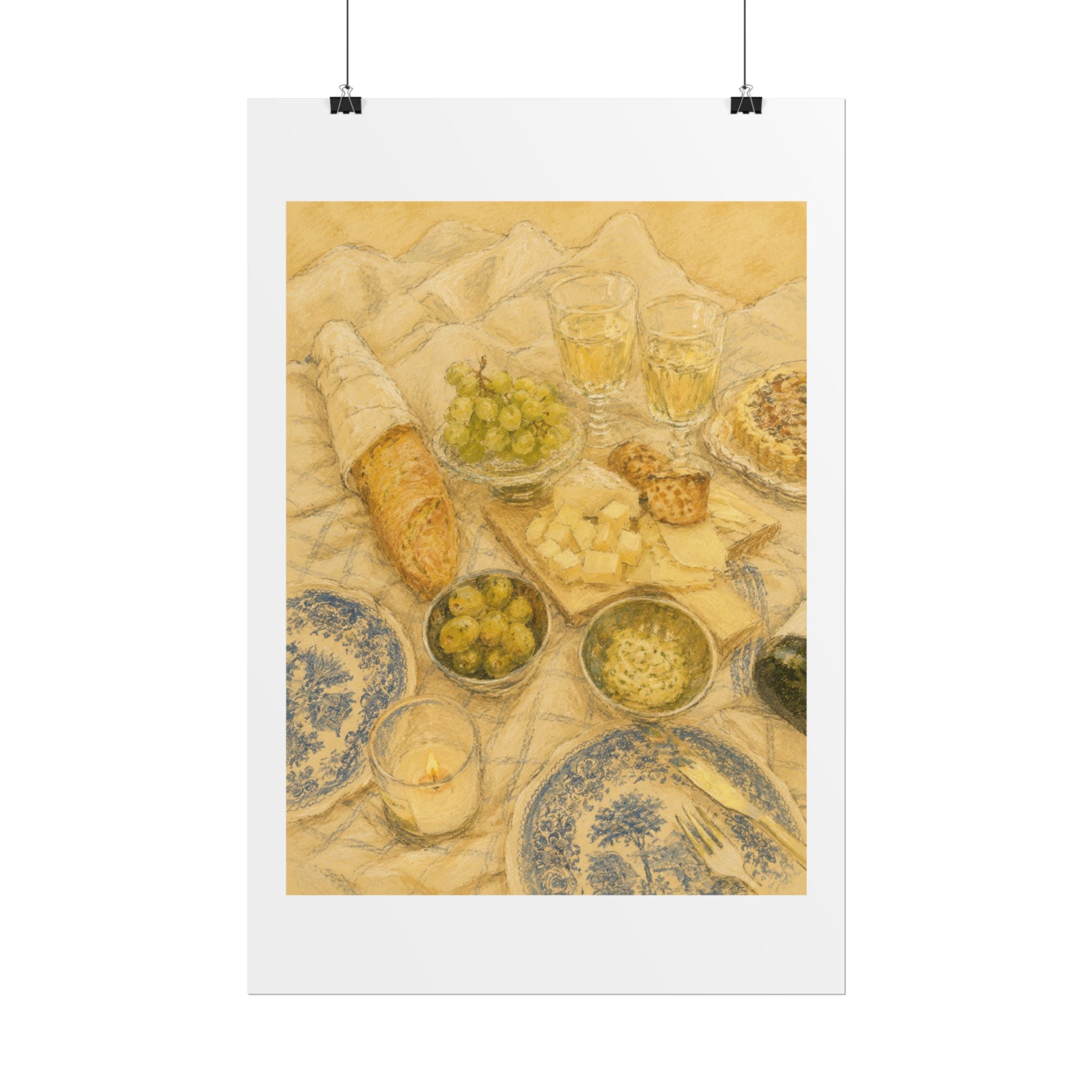 Picnic Table Print