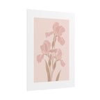 Blush Iris Stem Print