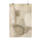 Soft Neutral Abstract Print