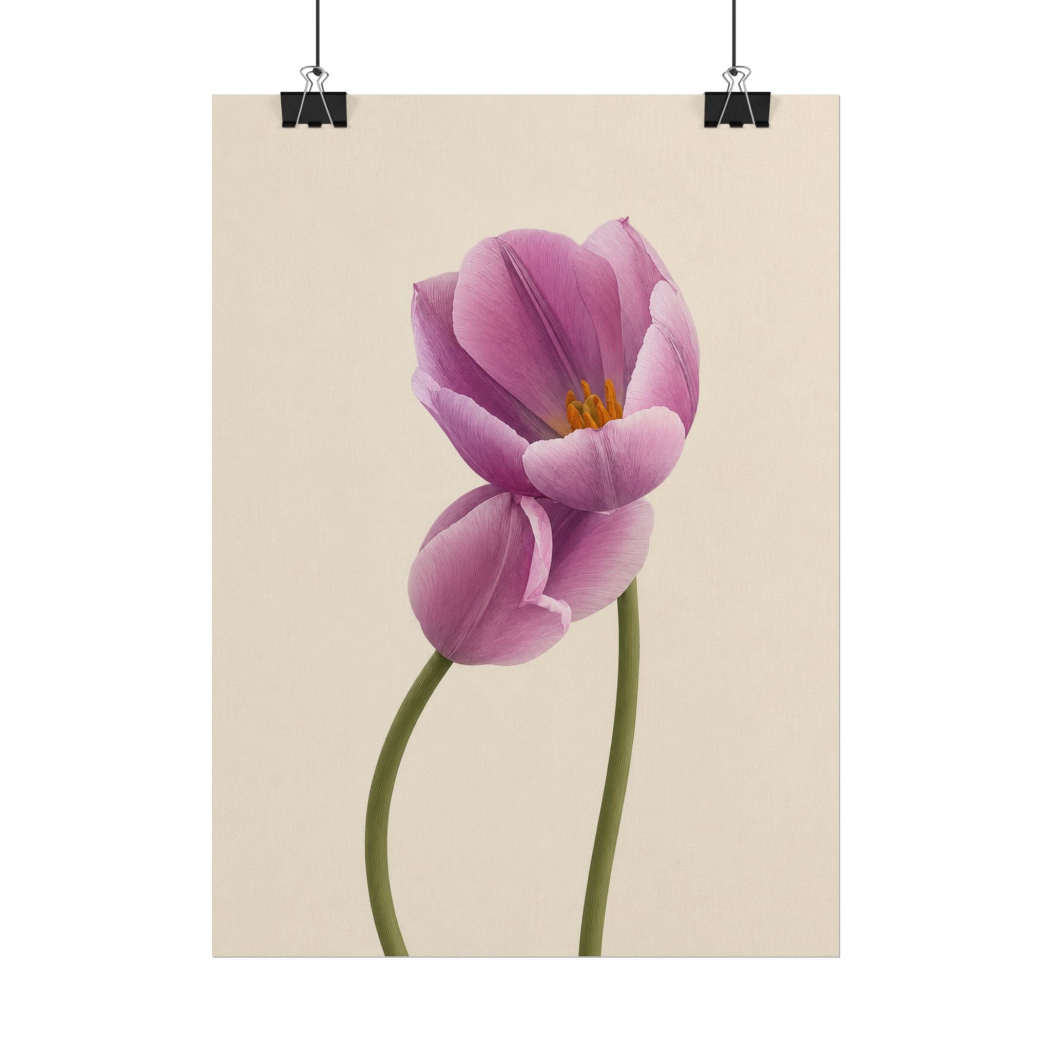 Purple Tulip Print