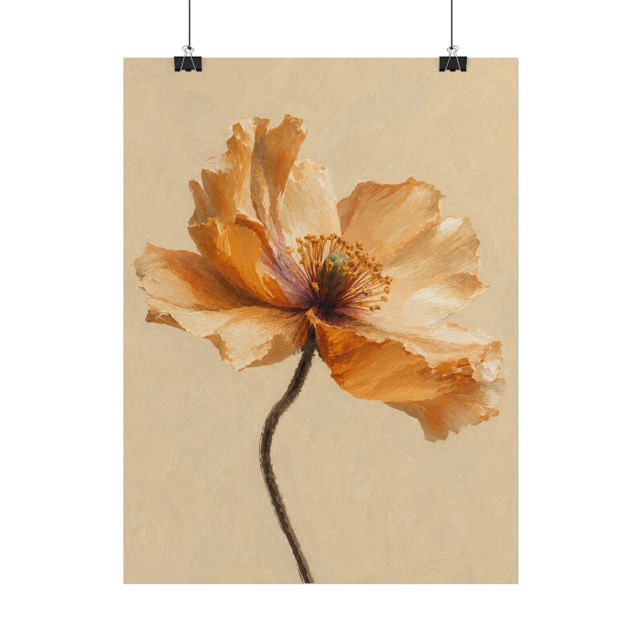 Golden Poppy Print