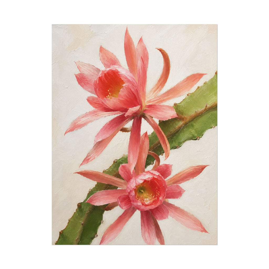 Pink Cactus Flower Print