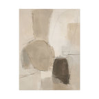 Layered Neutral Abstract Print